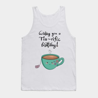 Birthday Tea Pun Tank Top